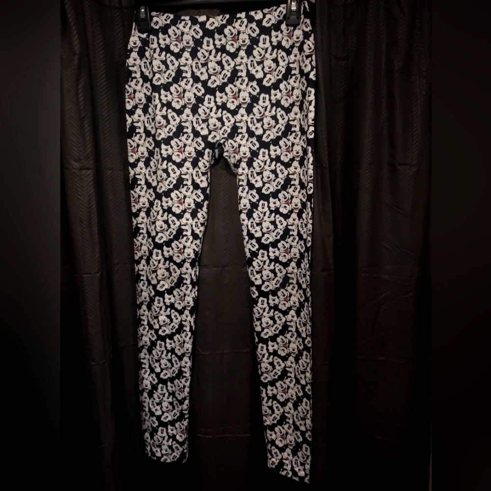Mickey Mouse Print Leggings